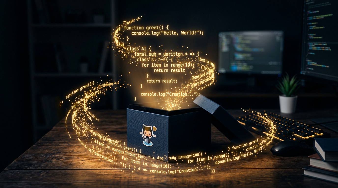 MacBook showing TypeScript code in VS Code with TypeScript handbook nearby